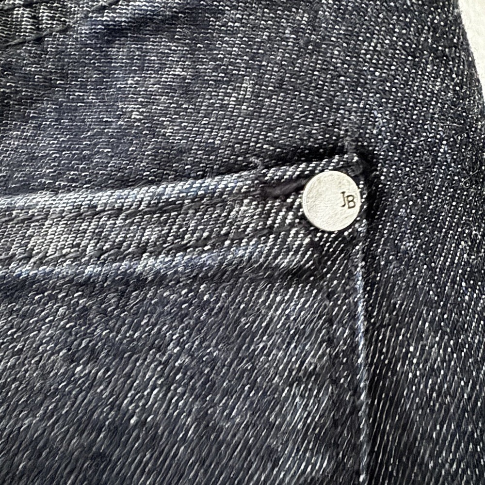 Judy Blue Tummy Control Skinny High Waist Jeans Raw Hem Dark Wash Sz 26‎ - Picture 15 of 16